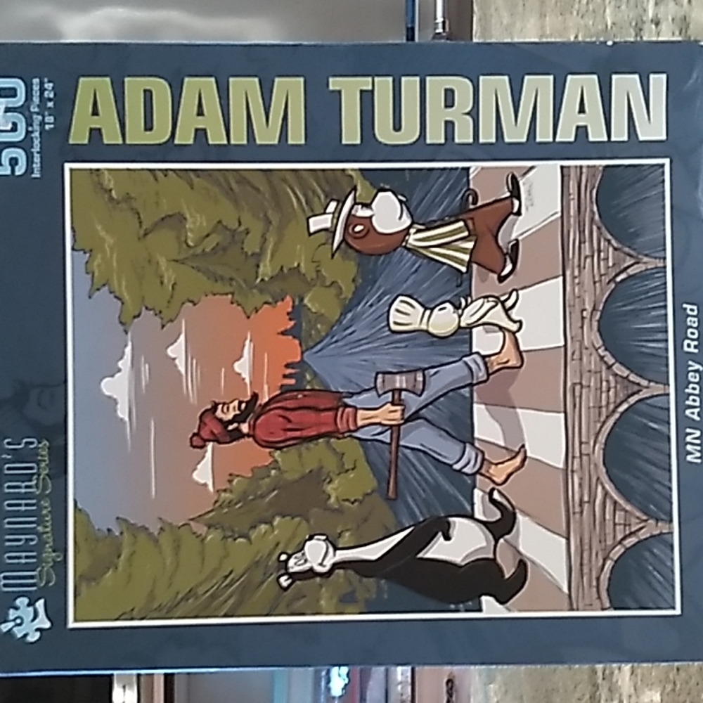 Adam turman 500 piece puzzle.  Abbey Road.  Excellent condition.  All pieces pre